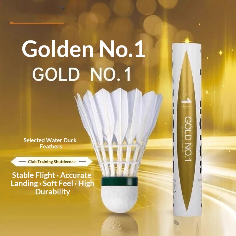 Victor Shuttlecock Feather - ลูกแบดมินตันวิคเตอร์ โวลันท์ โกลเด้น 1/3 ทนทาน แข็งแรง