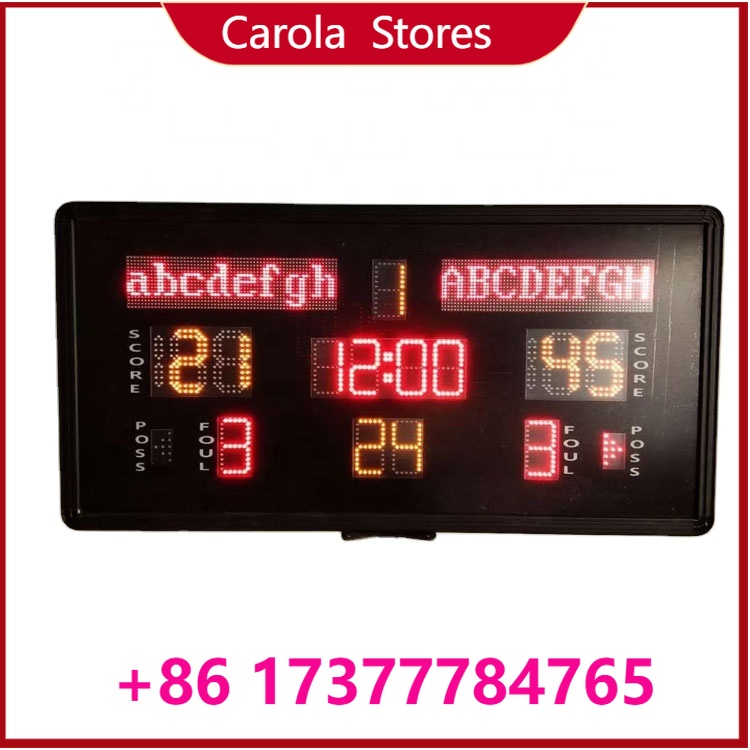 Scoreboard Digital - ป้ายบอกคะแนนมัลติสปอร์ต LED ขนาดเล็กในร่ม 1200×600 มม., เครื่องบันทึกคะแนน