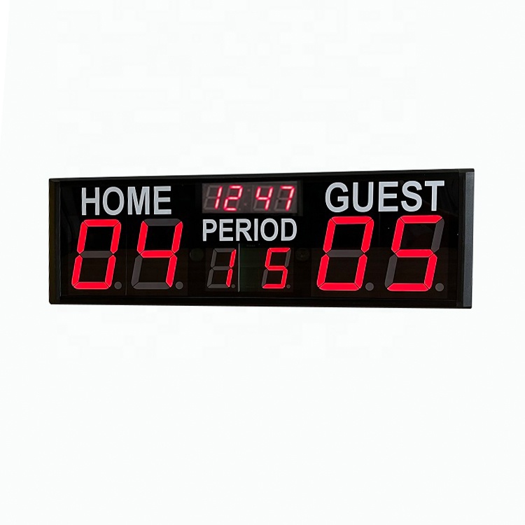 Scoreboard Digital - บาสเก็ตบอล/เทนนิส/วอลเลย์บอล ป้ายบอกคะแนนดิจิตอล 4 นิ้ว 10 หลัก