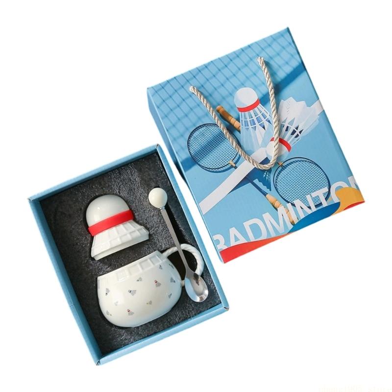 แก้วเซรามิกธีมแบดมินตัน QX2E ถ - Badminton Cup บทวิจารณ์และราคา