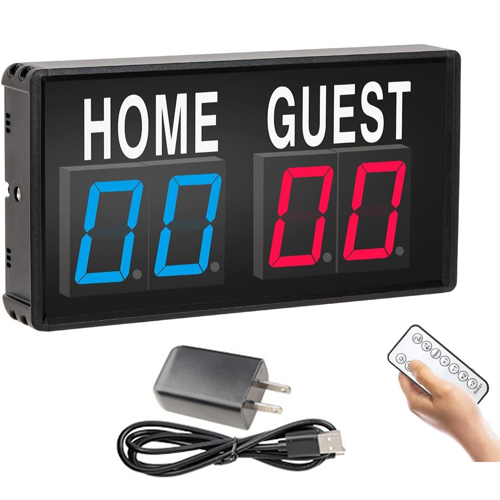 ป้ายบอกคะแนน LED แบบพกพา 4 หลั - Scoreboard Digital บทวิจารณ์และราคา