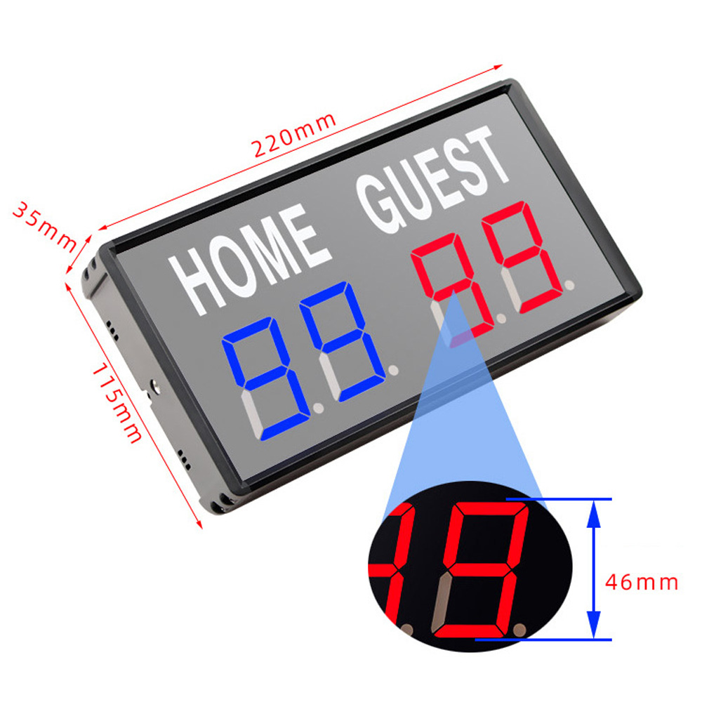 ป้ายบอกคะแนน LED แบบพกพา 4 หลั - Scoreboard Digital บทวิจารณ์และราคา