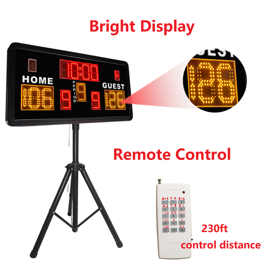 ป้ายบอกคะแนนดิจิตอล LED แบบพกพ - Scoreboard Digital บทวิจารณ์และราคา