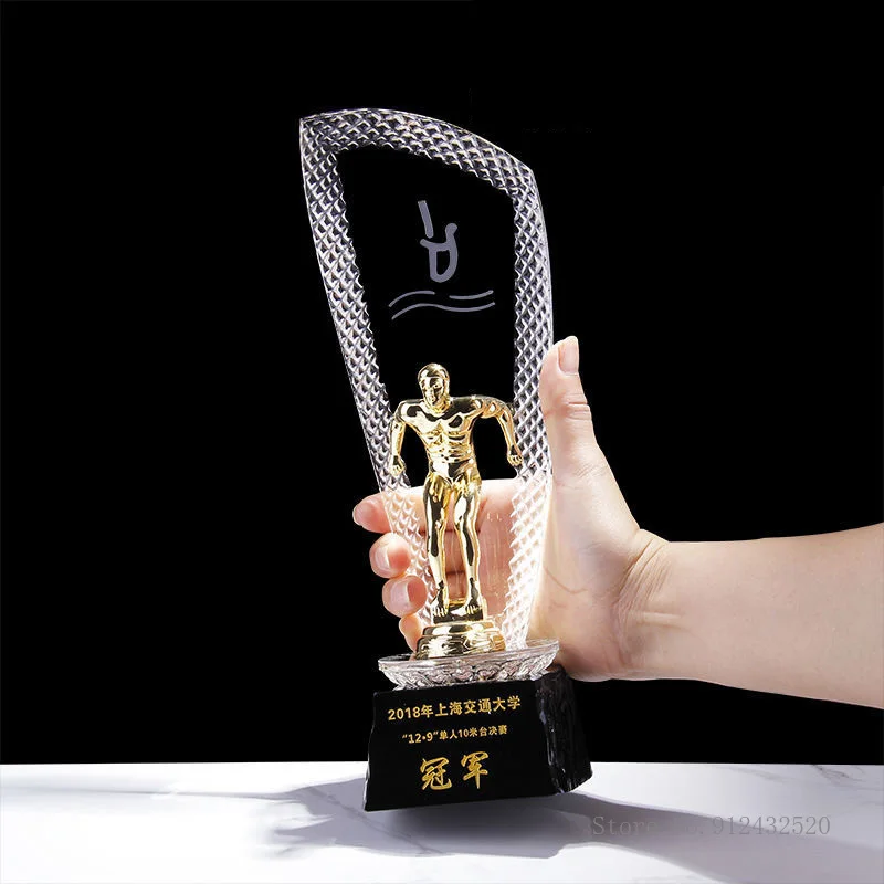 ถ้วยรางวัลคริสตัลแบบกำหนดเอง ถ - Badminton Cup บทวิจารณ์และราคา