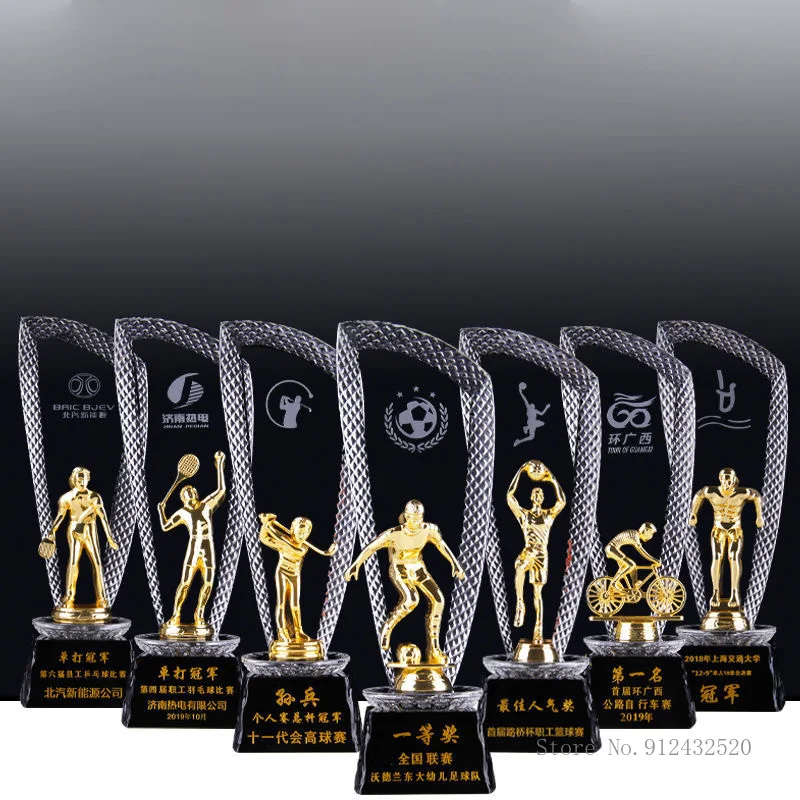 ถ้วยรางวัลคริสตัลแบบกำหนดเอง ถ - Badminton Cup บทวิจารณ์และราคา