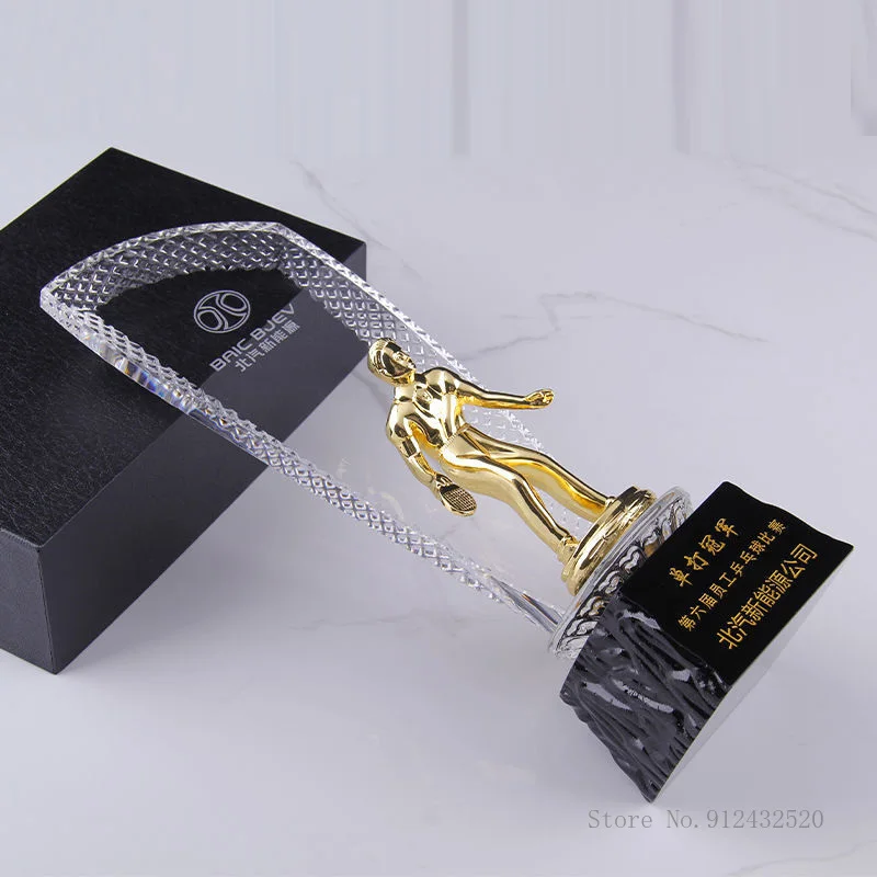 ถ้วยรางวัลคริสตัลแบบกำหนดเอง ถ - Badminton Cup บทวิจารณ์และราคา