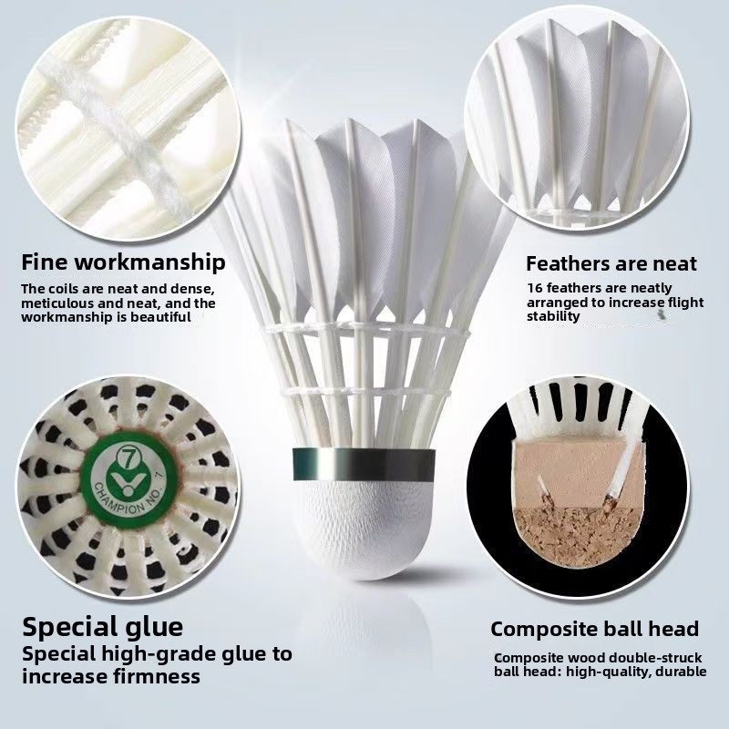 ลูกแบดมินตันวิคเตอร์ แชมเปี้ยน - Victor Shuttlecock Feather บทวิจารณ์และราคา